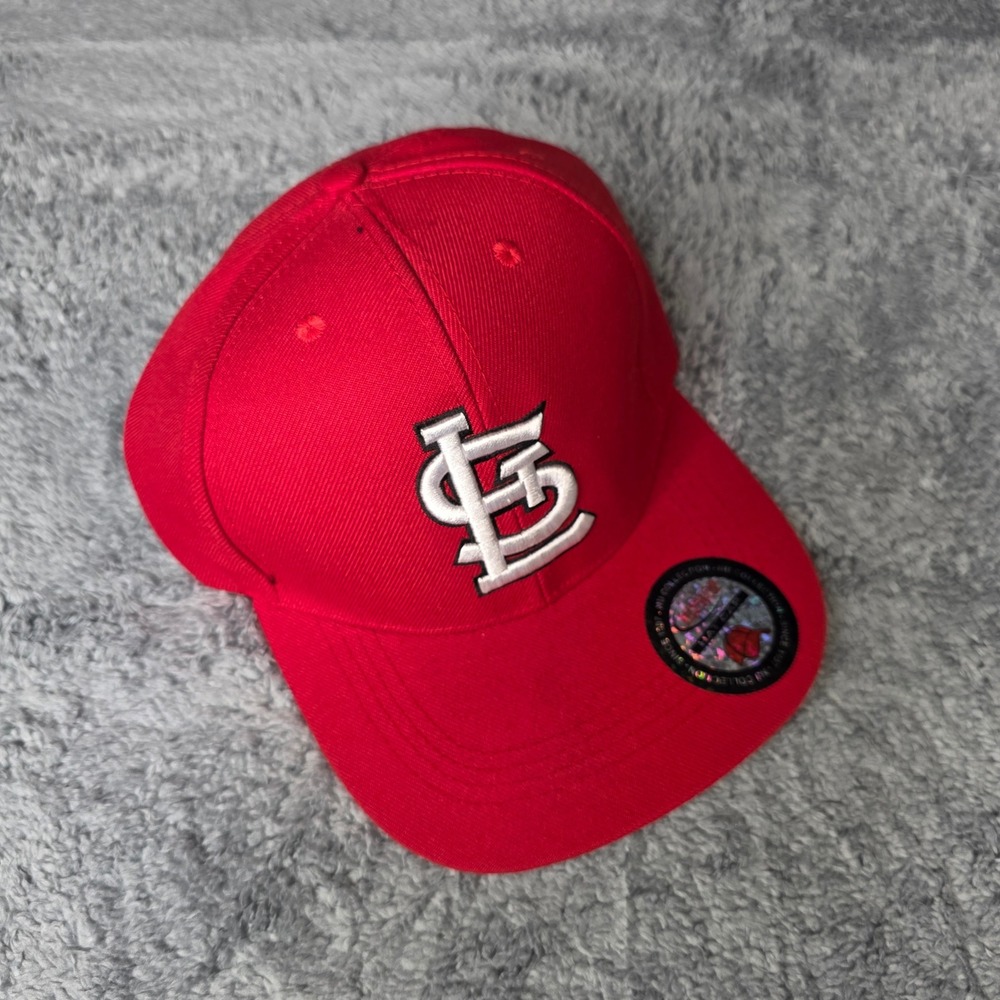 NU Collection Mens OSFA St. Louis Cardinals Snapback Hat Red STL Baseball Cap